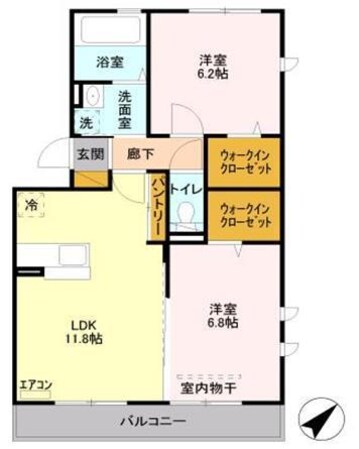 セジュール・アイの物件間取画像